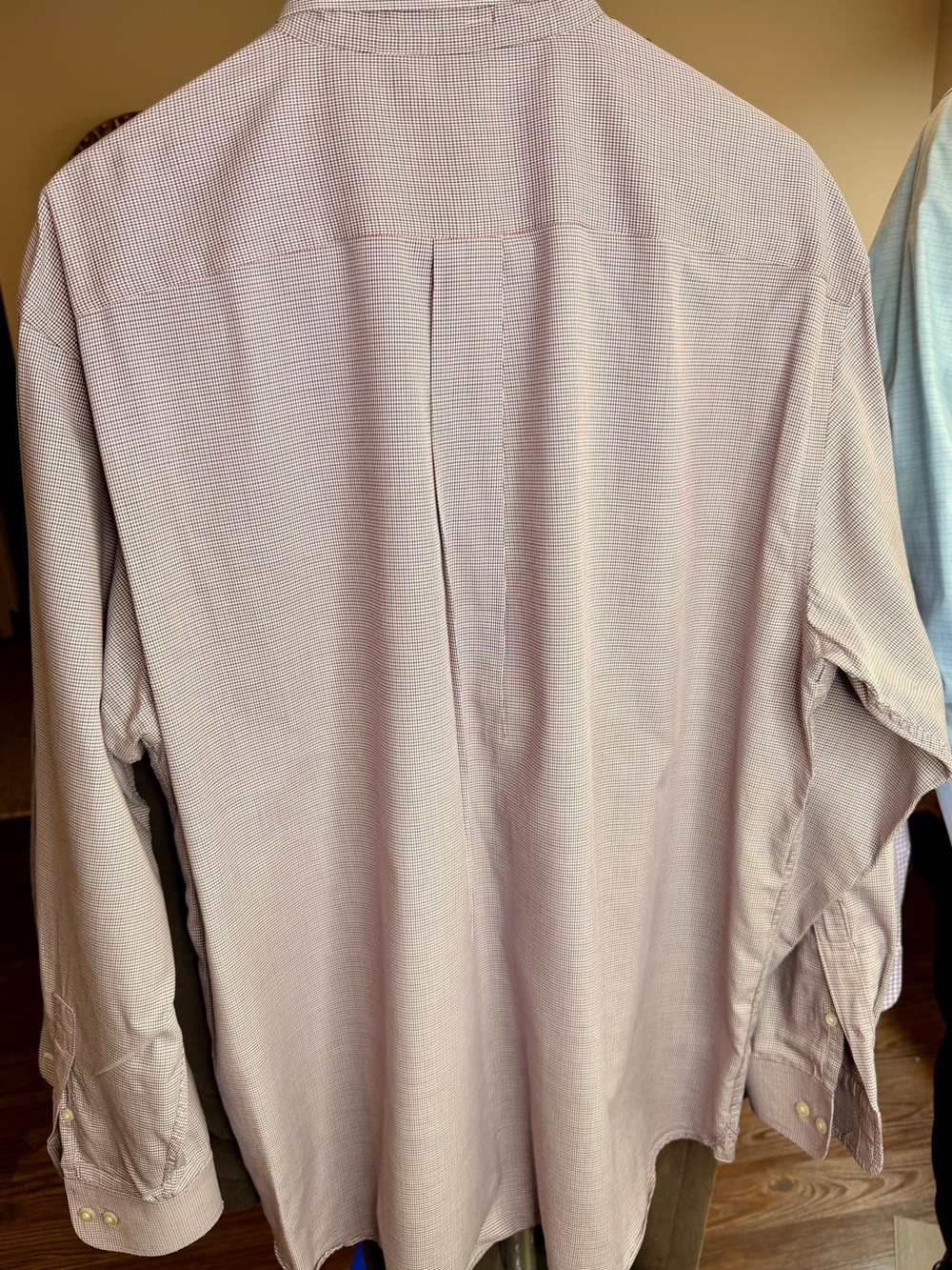 Daniel Cremieux Signature Collection Men's Purple Micro-Check Button-Up Shirt - Picture 3 of 5